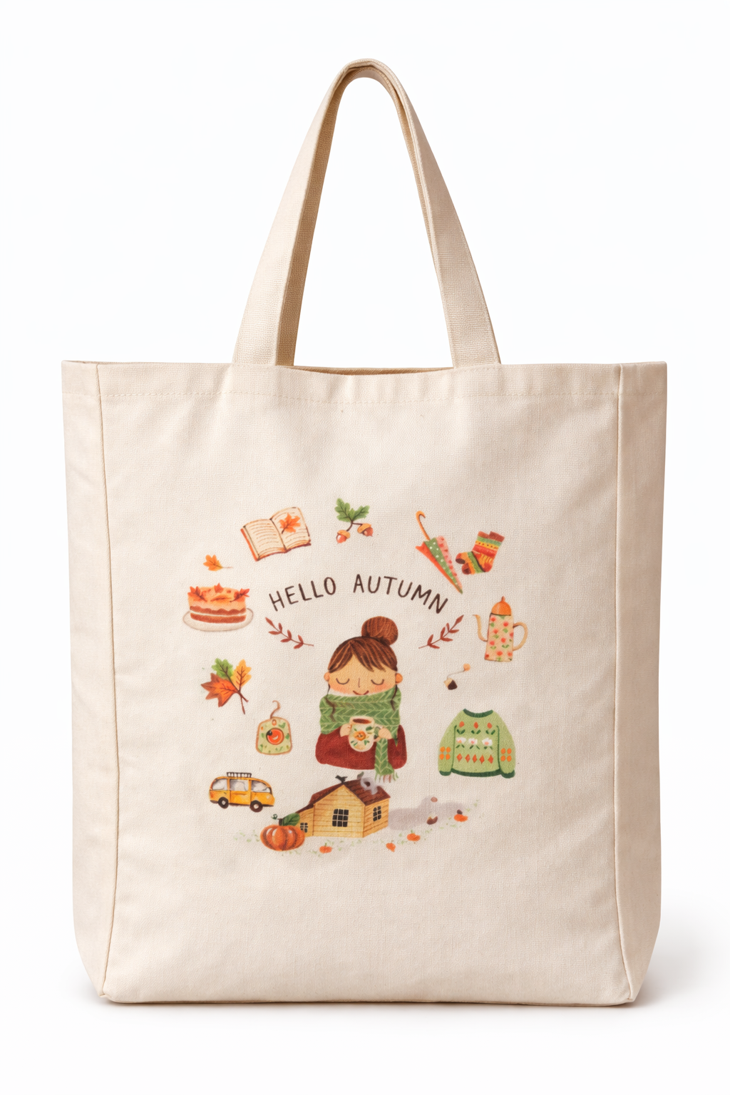 HELLO AUTUMN TOTE BAG