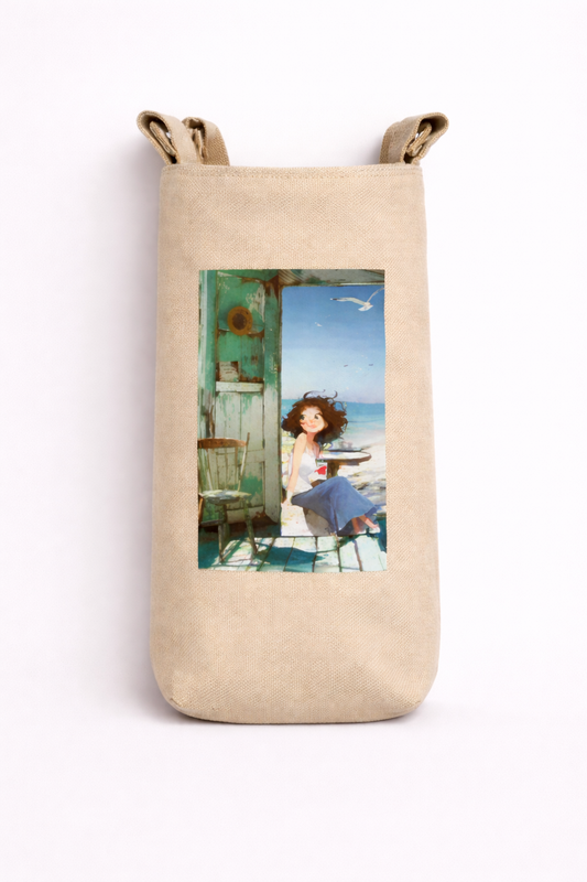 SEASIDEDREAM-CROSSBODY BOTTLE CARRIER BAG