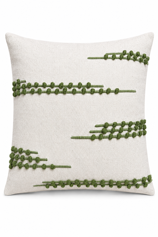 OLIVE BRANCH THROW PILLOW COVER