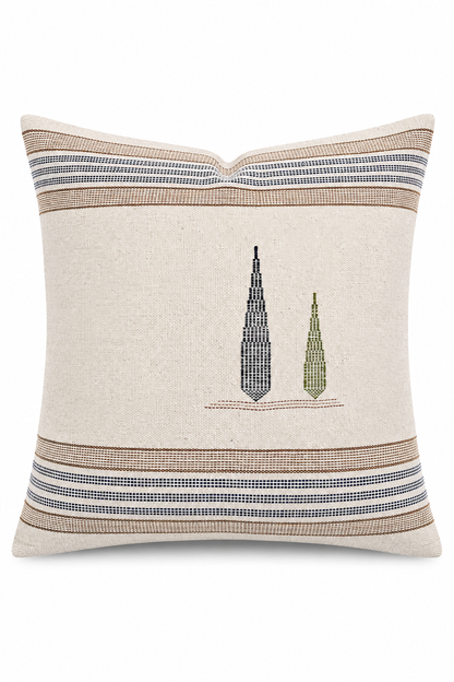 HOUSSE DE COUSSIN CYPRÈS JUMEAU