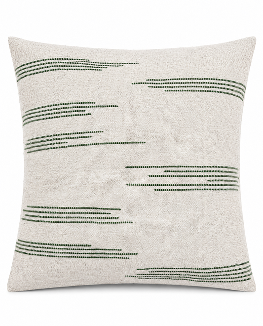 HOUSSE DE COUSSIN DÉCORATIF À RAYURES ABSTRAITES