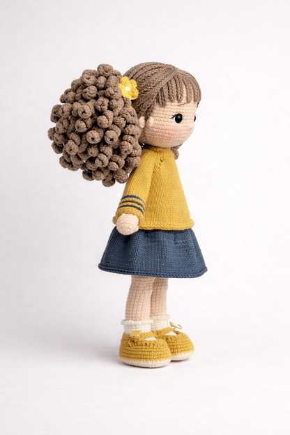 HANDMADE CROCHET AUTUMN DOLL