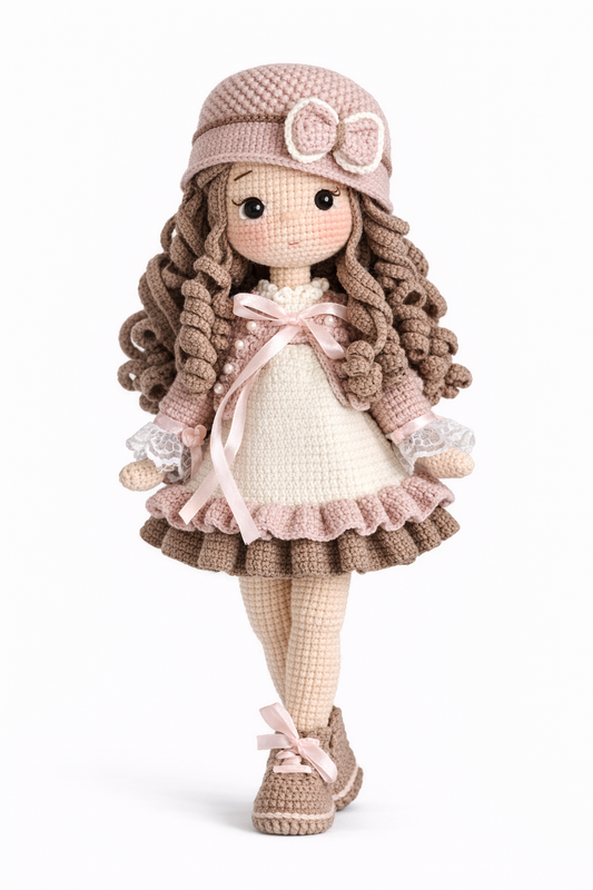 AMIGURUMI CROCHET PARISIAN GIRL DOLL