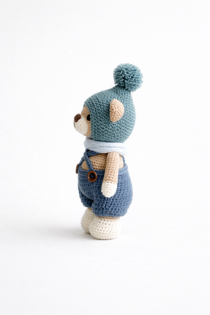 HANDMADE CROCHET TEDDY BEAR DOLL