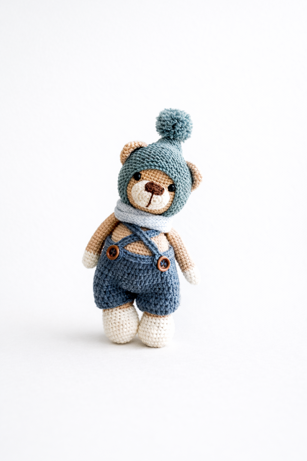 HANDMADE CROCHET TEDDY BEAR DOLL
