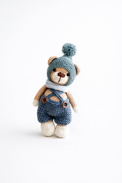 HANDMADE CROCHET TEDDY BEAR DOLL