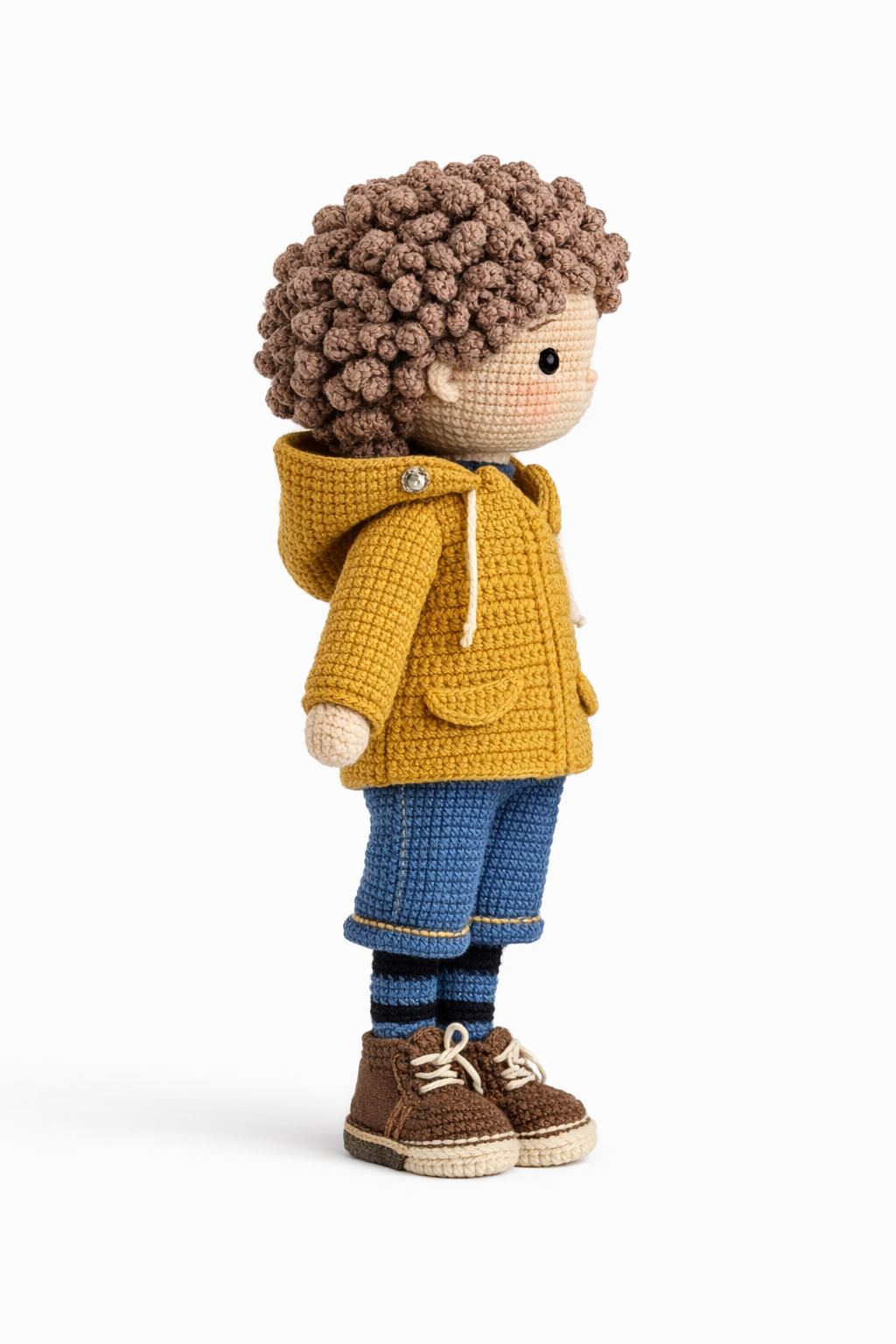 HANDMADE CROCHET BOY ADVENTURE DOLL