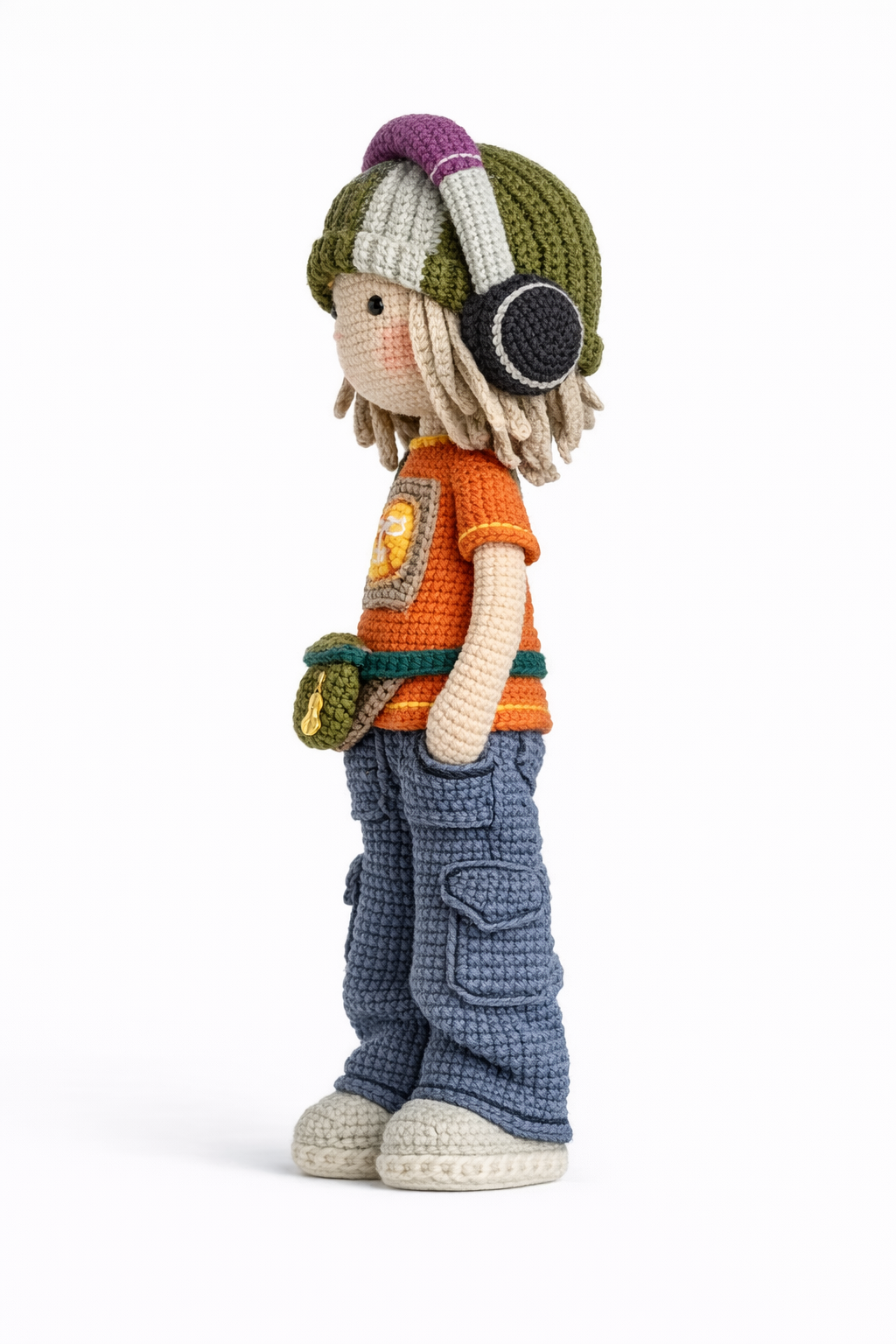 HANDMADE CROCHET STREET STYLE DOLL