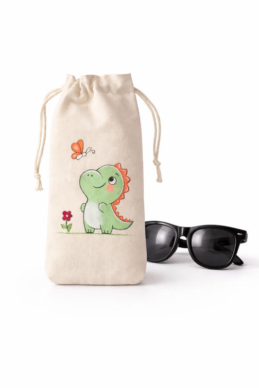 DINO BLOOM GLASSES CASE