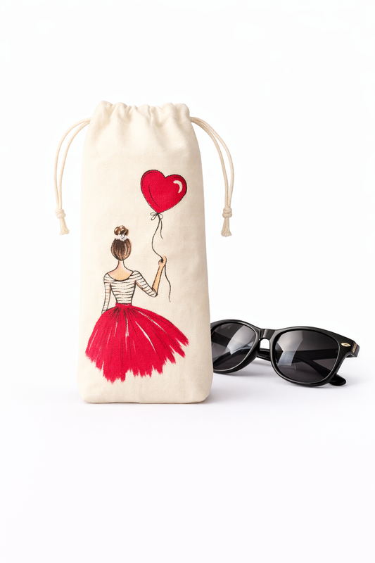 HEART BALLOON GLASSES CASE