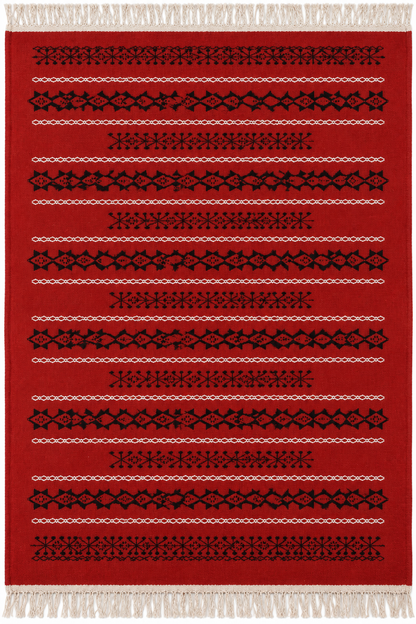 Cedar Ember Kilim Rug