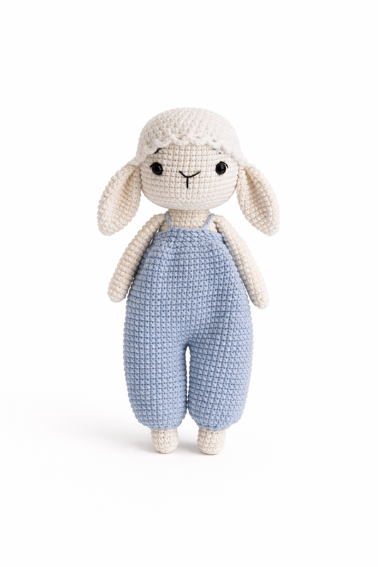 HANDMADE CROCHET LAMB DOLL