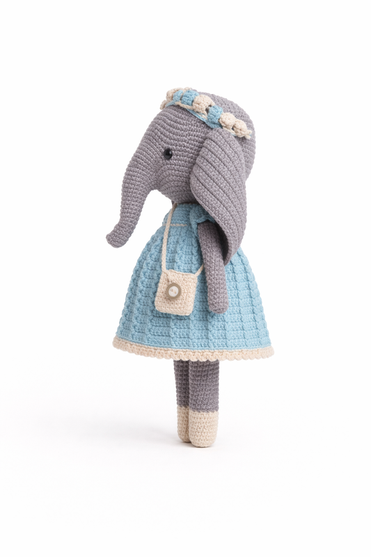 AMIGURUMI CROCHET ELEPHANT DOLL