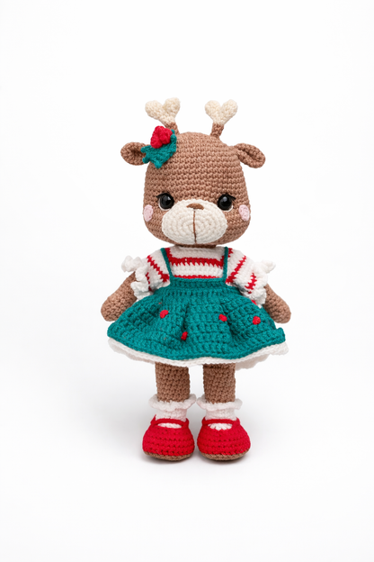 AMIGURUMI CROCHET REINDEER DOLL