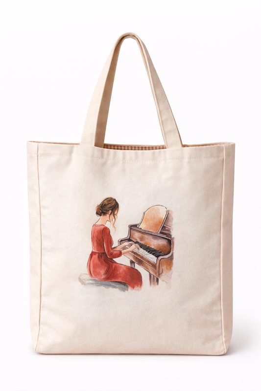 PIANO SERENADE TOTE BAG