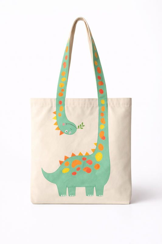 HAPPY DINO TOTE BAG