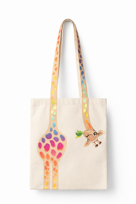 GIRAFFE LOVE TOTE BAG