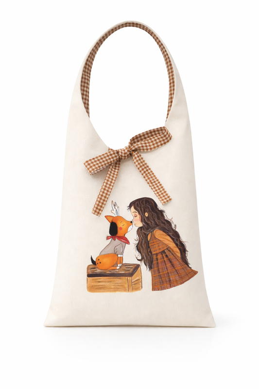 PUPPY KISS TOTE BAG
