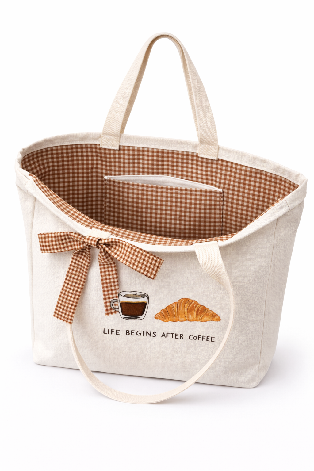COFFEE CROISSANT TOTE BAG