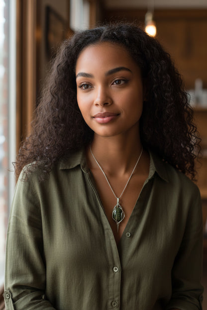 VERDANT-PENDANT NECKLACE