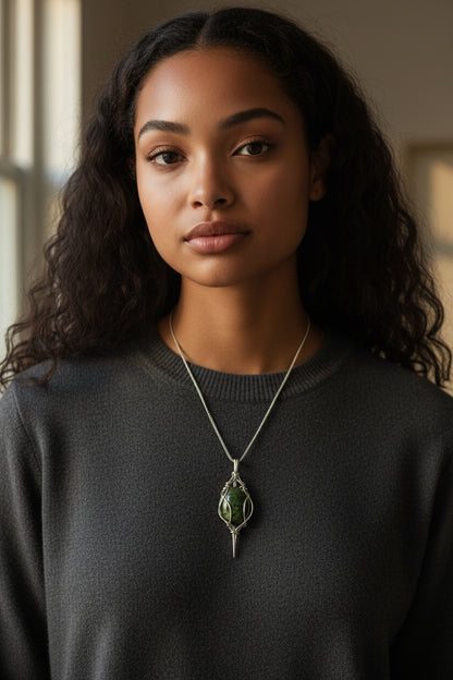 VERDANT-PENDANT NECKLACE