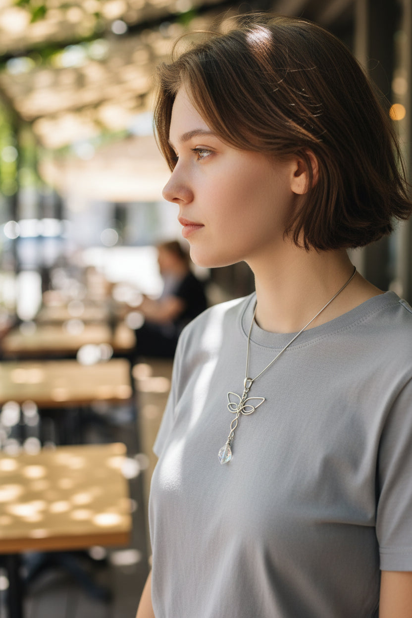 SYLPHA-PENDANT NECKLACE