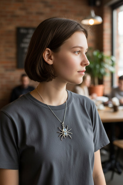 ARACHNE-PENDANT NECKLACE